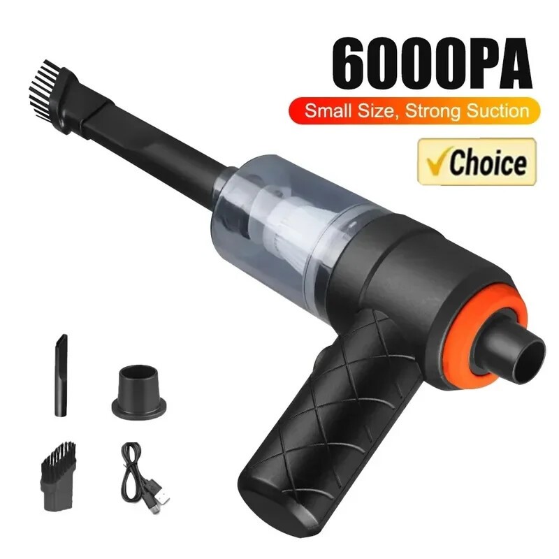 USB Rechargeable Wireless Vacuum Cleaner Car Handheld Vaccum Mini Power Suction