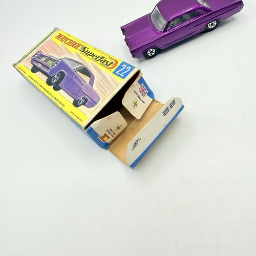 Matchbox Superfast 22 Pontiac GP cupé deportivo muy casi como nuevo en caja aplastada - Imagen 21 de 22