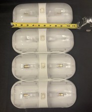 RV Double Ceiling Dome Light, Interior for Camper Trailer -Double With Bulbs