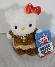 BUM BUMZ By Russ HELLO KITTY Gingerbread 4.5" Holiday Plush 2025 Jazwares