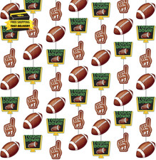 8 Pcs Football Party Decorations Football Themed Birthday Party Hanging Swirl De