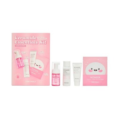 TONYMOLY Wonder Ceramide Mochi Essentials 4-Step Skincare Kit White Hydrating 