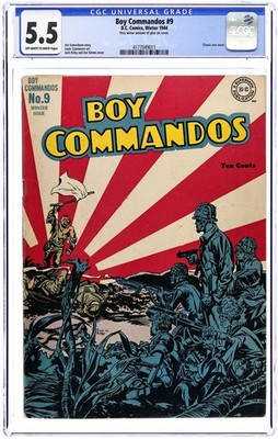 Boy Commandos #9 CGC 5.5 1944 4177049011