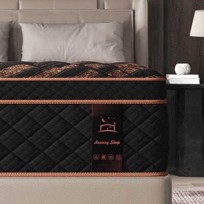 12''Twin Full Queen King Size Gel Memory Foam Spring Mattress In A Box