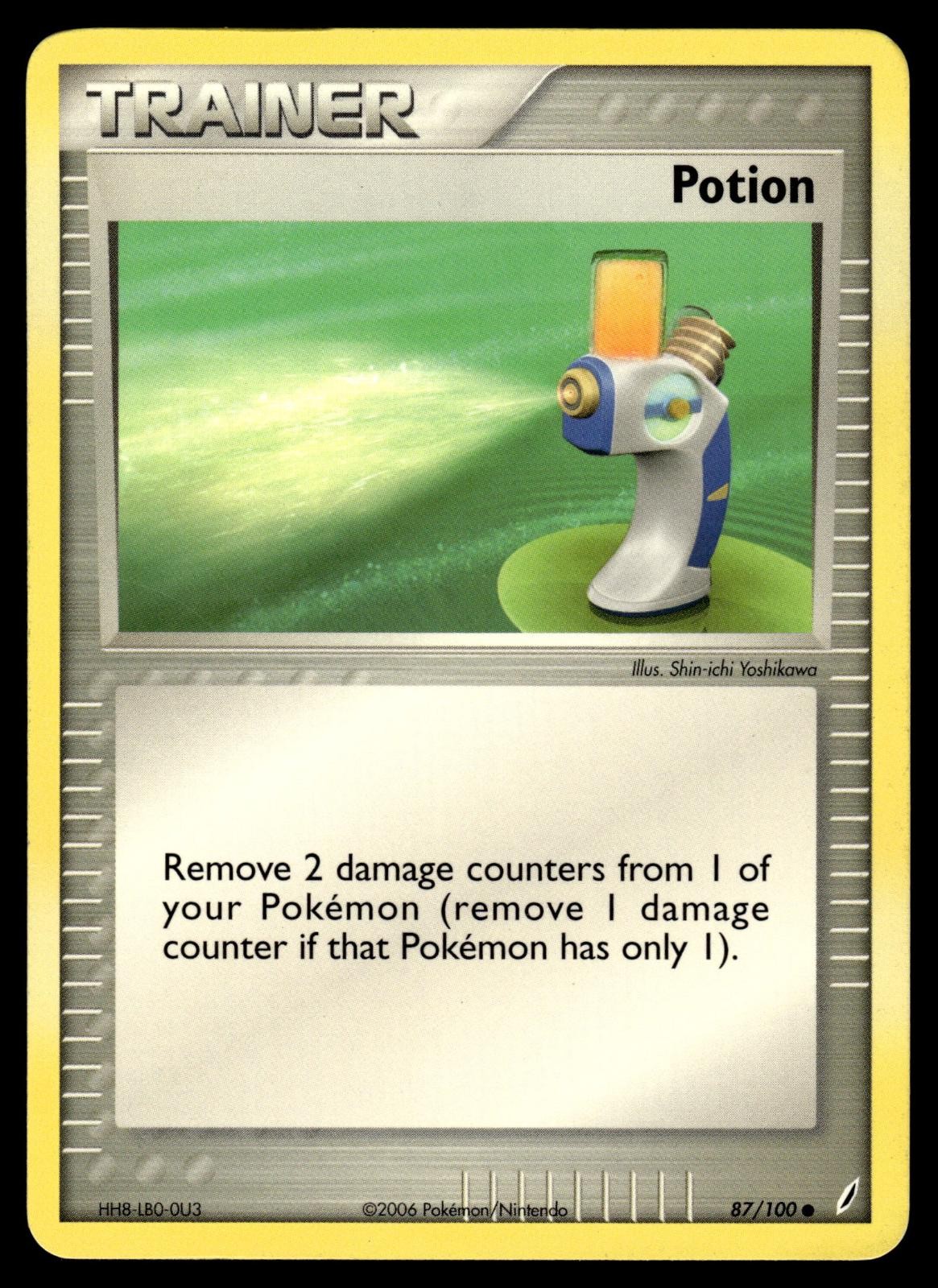 Potion 87/100 Common Crystal Guardians Pokemon Moderately Played
