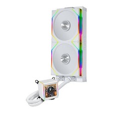 Lian Li Galahad II LCD 280mm AIO Liquid CPU Cooler, White, 2x 140mm UNI FAN TL,