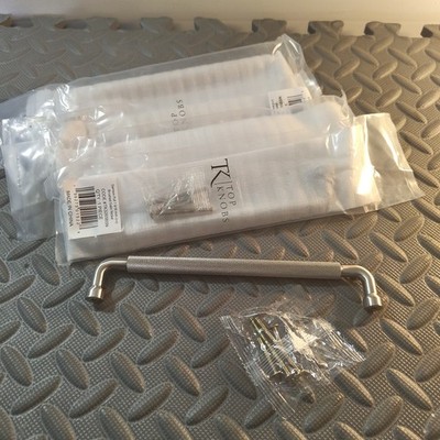 5x Garrison 7 9/16'' Center to Center Bar Pull Brushed Satin Nickel #tk3265bsn