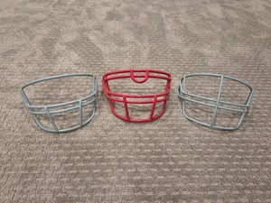 Vintage Schutt Junior Pro Football Facemasks: Lot of 3 (OPO / ROPO-UB / NOP)