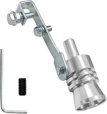 Universal Aluminum Alloy Car Exhaut Whistle, Turbo Sound Color: SilverSize: L