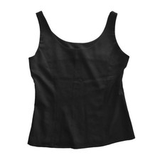 Used Christian Dior Tank Top Blouse 9 Black 3320FW03 Wear Used 
