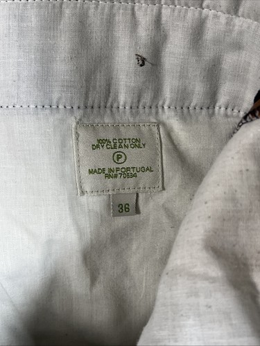 Vintage Orvis Cord Herren Hose Blau 36x30 Leder Taschen Verschluss Knopf - Bild 7 von 10