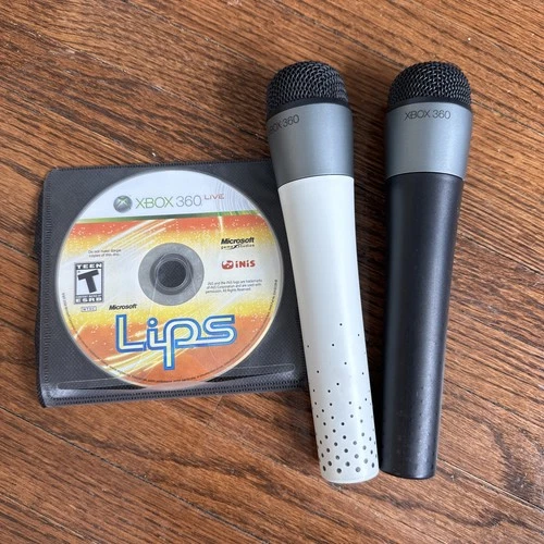 Lips (Xbox 360, 2008) Complete with 2 microphones - Great condition