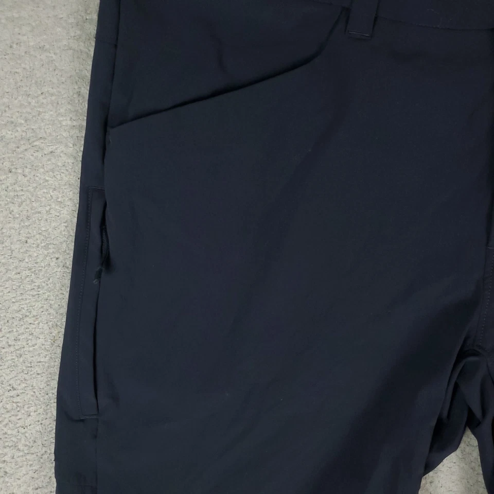 Shorts Rapha Masculino Tamanho 34 Azul Marinho Nylon Elástico Golfe Frente Plana Chino - Imagem 2 de 4