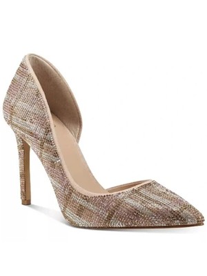 INC Womens Pink D'orsay Kenjay Pointed Toe Stiletto Slip On Pumps Shoes 7 M