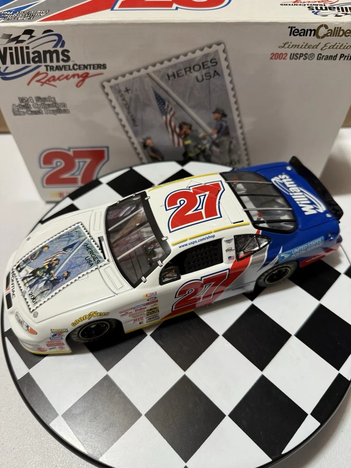 РЕДКАЯ* литая модель Джейми МакМюррея No27 USPS 9/11 Tribute 2002 серия владельцев 1:24 - Изображение 2 из 4