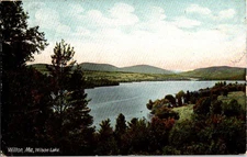 Wilton Maine ME : PANORAMIC SCENE s/18 AV3224