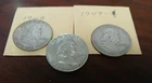 Franklin Half Dollar Lot of 3 - 90% Silver - 1949 x2 , 1955D