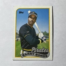 1988 Topps Barry Bonds #620 Pittsburgh Pirates Baseball Base Set