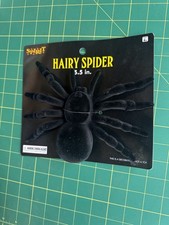 Spirit Halloween 5.5 Hairy Spider Decoration NEW
