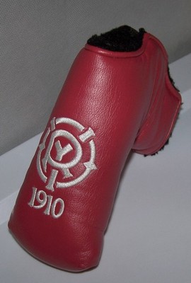 AM&E SNAP-FIT Magnetic Blade Putter Head Cover OLD YORK ROAD COUNTRY CLUB Red