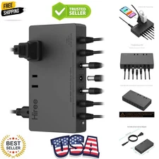 Guitar Pedal Power Supply 7 DC Output for 9V Effect Pedal Board with 2 AC Out...