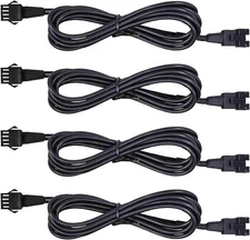 4PCS 60" 4-Pin RGB LED Extension Cables for Car, ATV, Motorcycle & Rock Lights