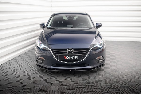 Maxton Design Frontlippe Passend FüR Mazda 3 Mk3 Schwarz Hochglanz-image