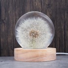 Night Light Resin Casting Silicone Mould Ball+ LED Lamp Holder Stand Epoxy Craft