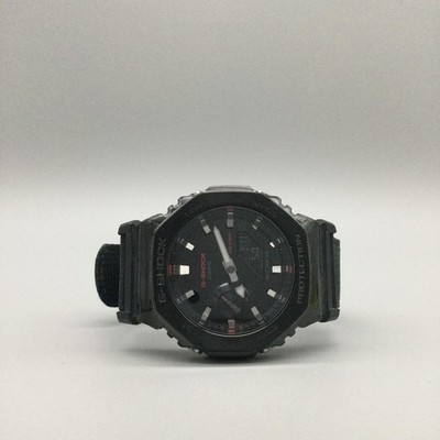Casio G-Shock Mens Watch 45mm Black Analog Digital Nylon Strap
