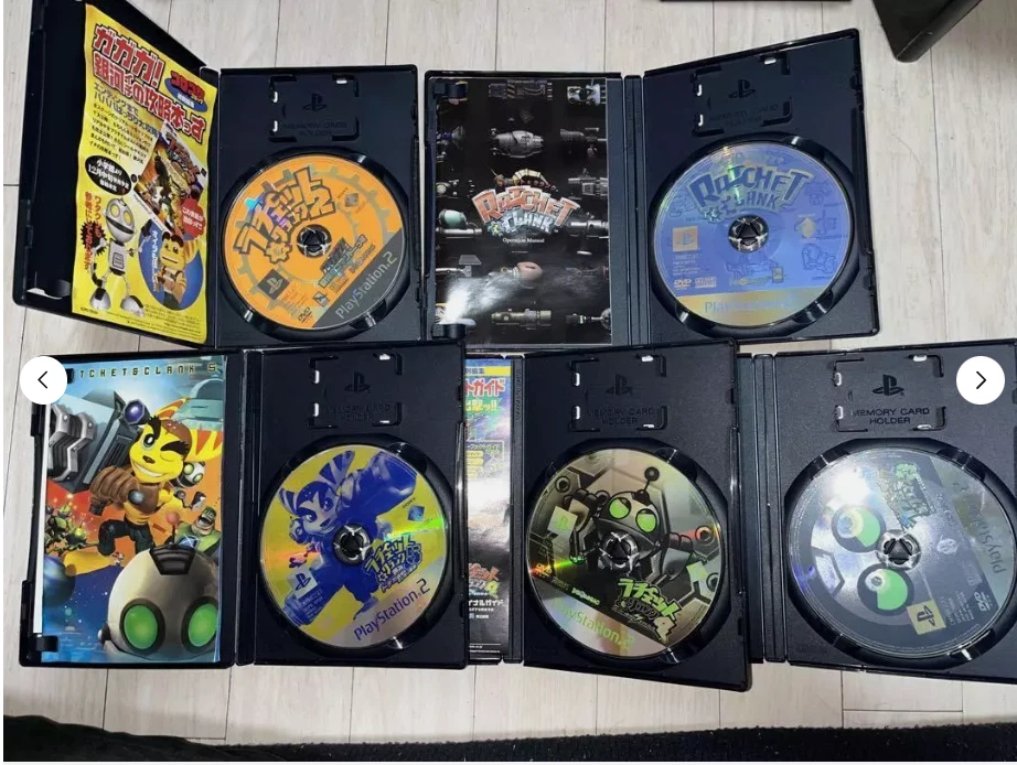 Ratchet and Clank 1 2 3 4 5 set of 5 PS2 Playstation 2 - Image 2 of 3