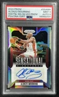 ALONZO MOURNING PSA 9 2024-25 PANINI PRIZM #SS-AMH SENSATIONAL AUTO SILVER