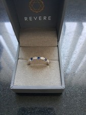 Ladies Eternity Ring 9ct  White Gold Size R Never Worn