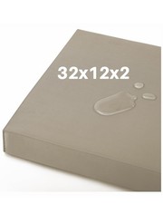 32x12x2 Outdoor Bench Cushion, Strengthen Waterproof Seat Cushions, High-Dens...