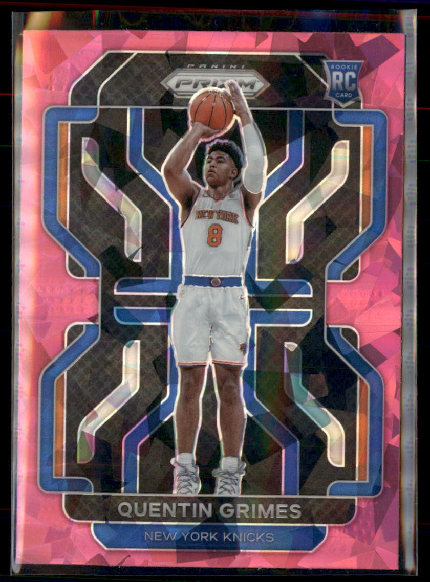2021-22 Panini Prizm #285 Quentin Grimes Pink Ice