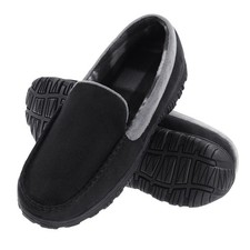 Mens Slippers Moccasins for Mens Memory Foam House Slippers Indoor Outdoor Ho...