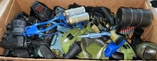 Lot of Misc GI Joe Action Figure Accessories Guns Belts Chest Shields Scuba Etc