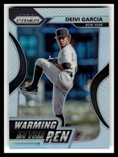 2020 Panini Prizm #WIP-6 Deivi Garcia Warming in the Pen Silver Prizm