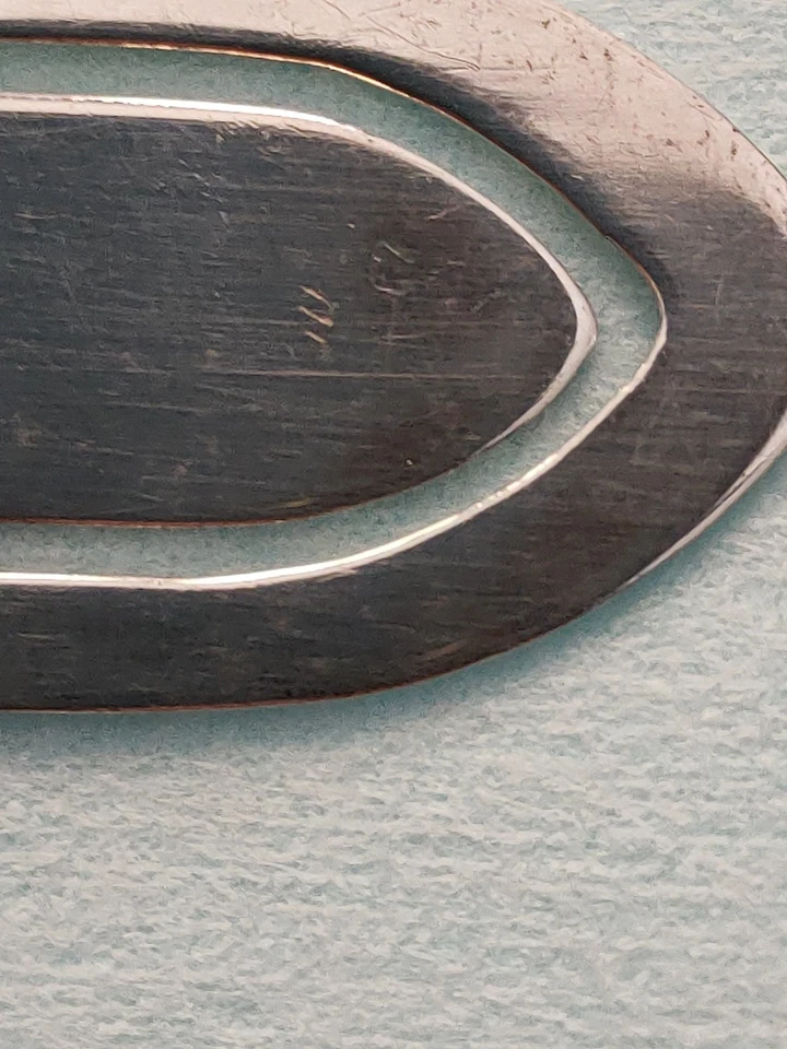 Segnalibro In Argento vintage con Caricatura Viso Uomo / collezione - Immagine 4 di 4