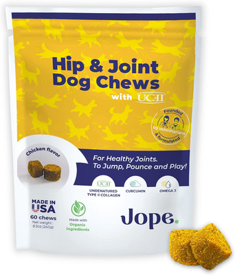 Jope Hip and Joint Dog Chews with UC-II  Collagen - More Effective Than - - for