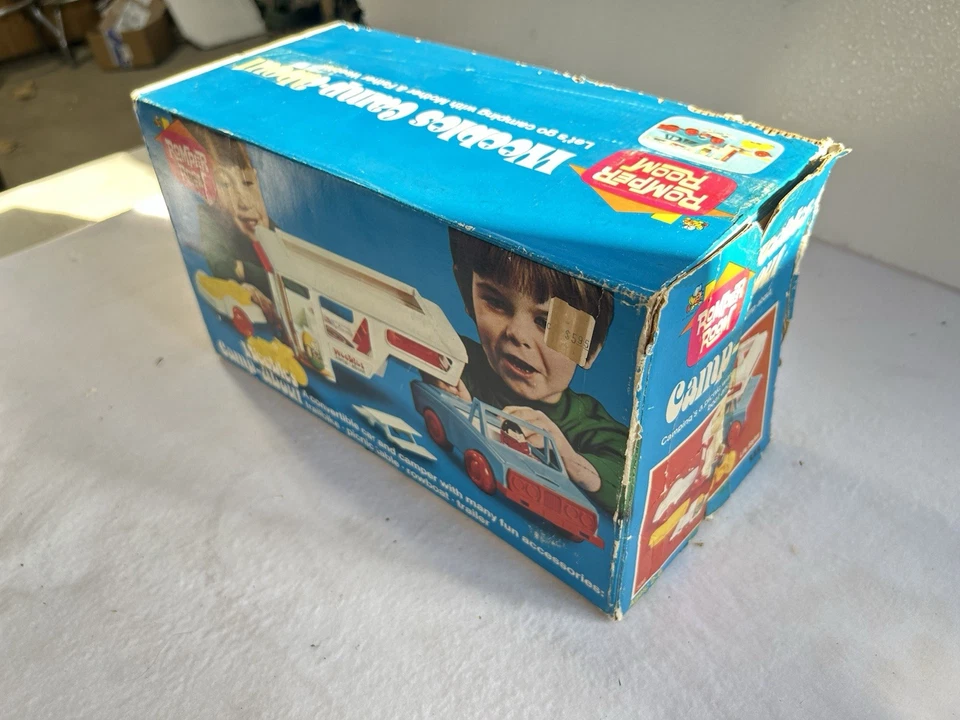 Hasbro Romper Room Weebles Camp-About 1972 de colección (sin remolque) en caja Foto 2 de 4