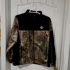 Dunbrooke Premium Realtree  XL Camo Jacket New Orleans SaintsChest 50 Deer Hunt