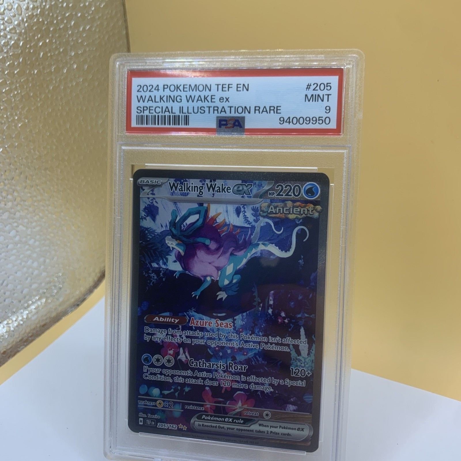 Walking Wake ex 205/162 SV05: Temporal Forces Holo Psa 9
