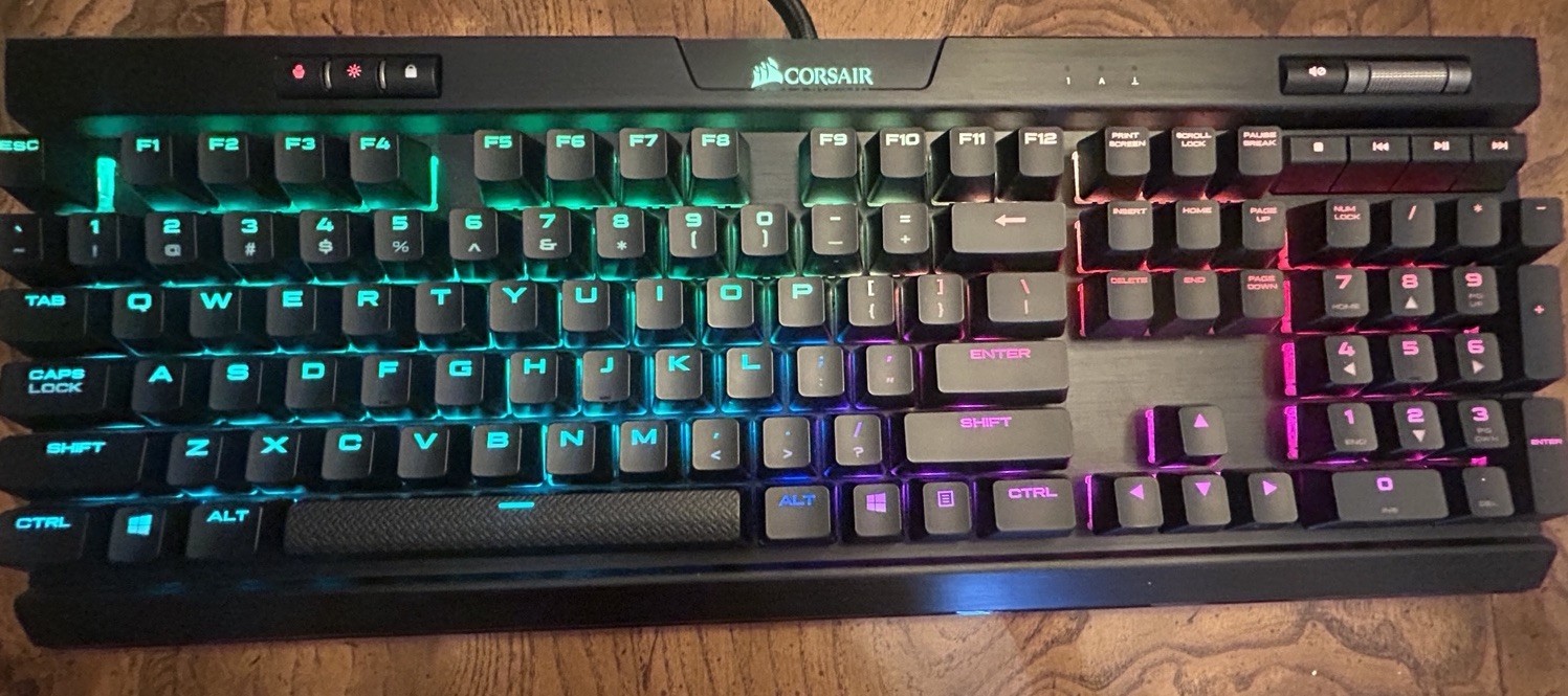 Corsair K70 RGB Optical-Mechanical Gaming Keyboard Open Box!