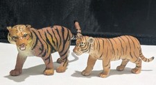 2 Vintage Safari LTD 1999 Tiger Lot Bengal Toy Figures Figurines