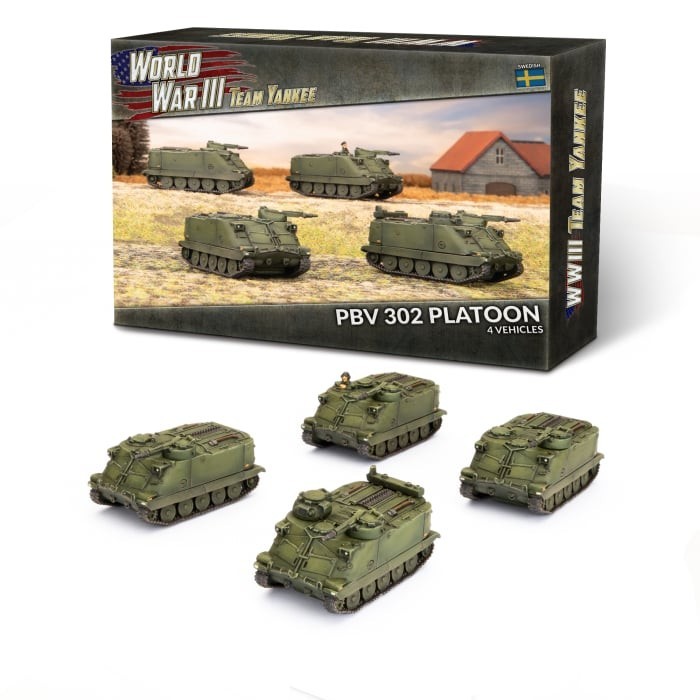 WW3: Nordic PBV 302 Platoon - Team Yankee - Brand New - Flames of War