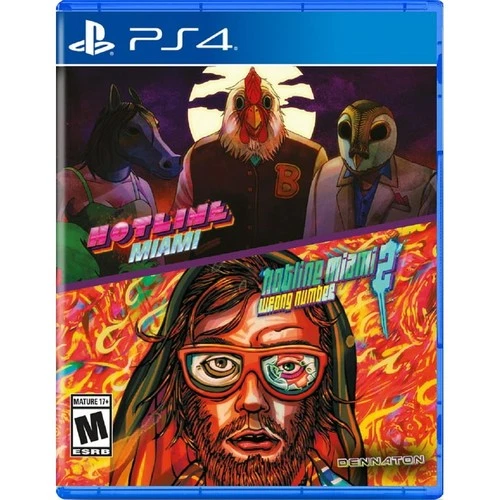 Hotline Miami Collection: 1 & 2 Wrong Number - Playstation 4 NEW FREE SHIPPING