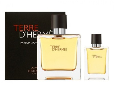Hermes Men's Terre d'Hermes 2pcs EDP Gift Set Fragrances 3346130010654