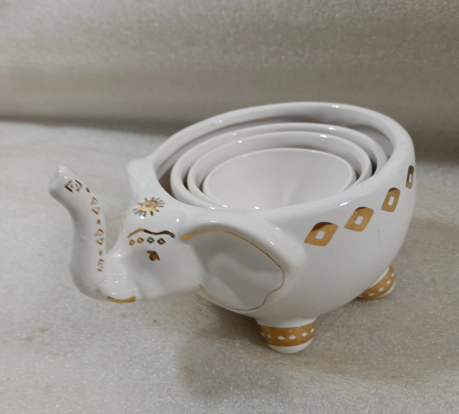 Ceramic Elephant Measuring Cups By Tri-Coastal Design