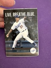 2014  LOS ANGELES DODGERS POCKET SCHEDULE #21