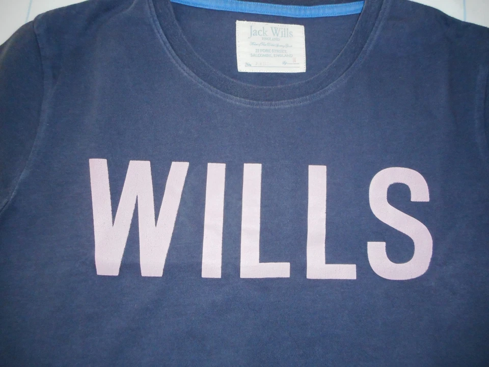 Jack Wills t shirt, size M, navy blue, short sleeves - Image 3 of 4